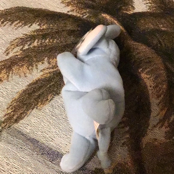 TY Beanie babies elephant Peanut blue pink NWT great for stacking stuffe… - Picture 8 of 8